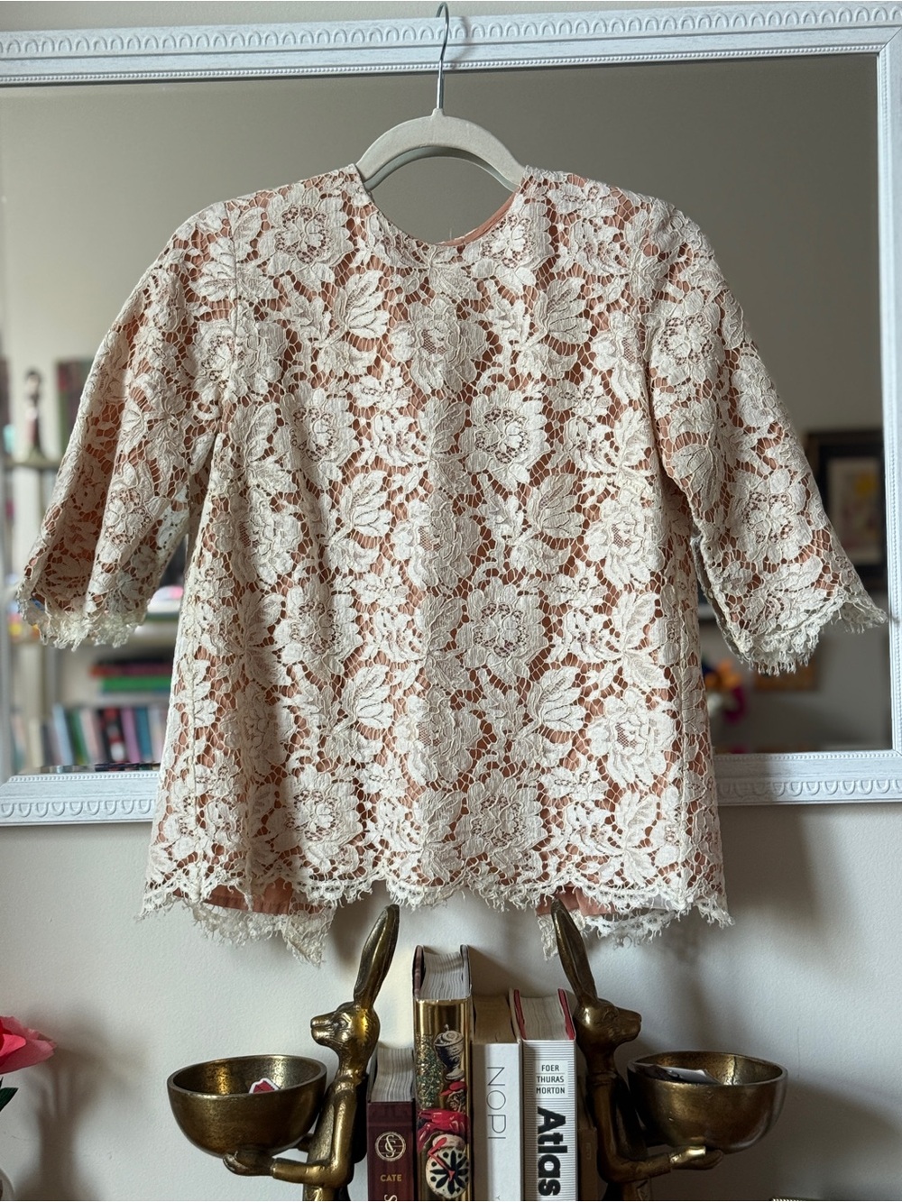 Stella McCartney Ivory Floral Lace Top / Jacket — Rare & Stunning